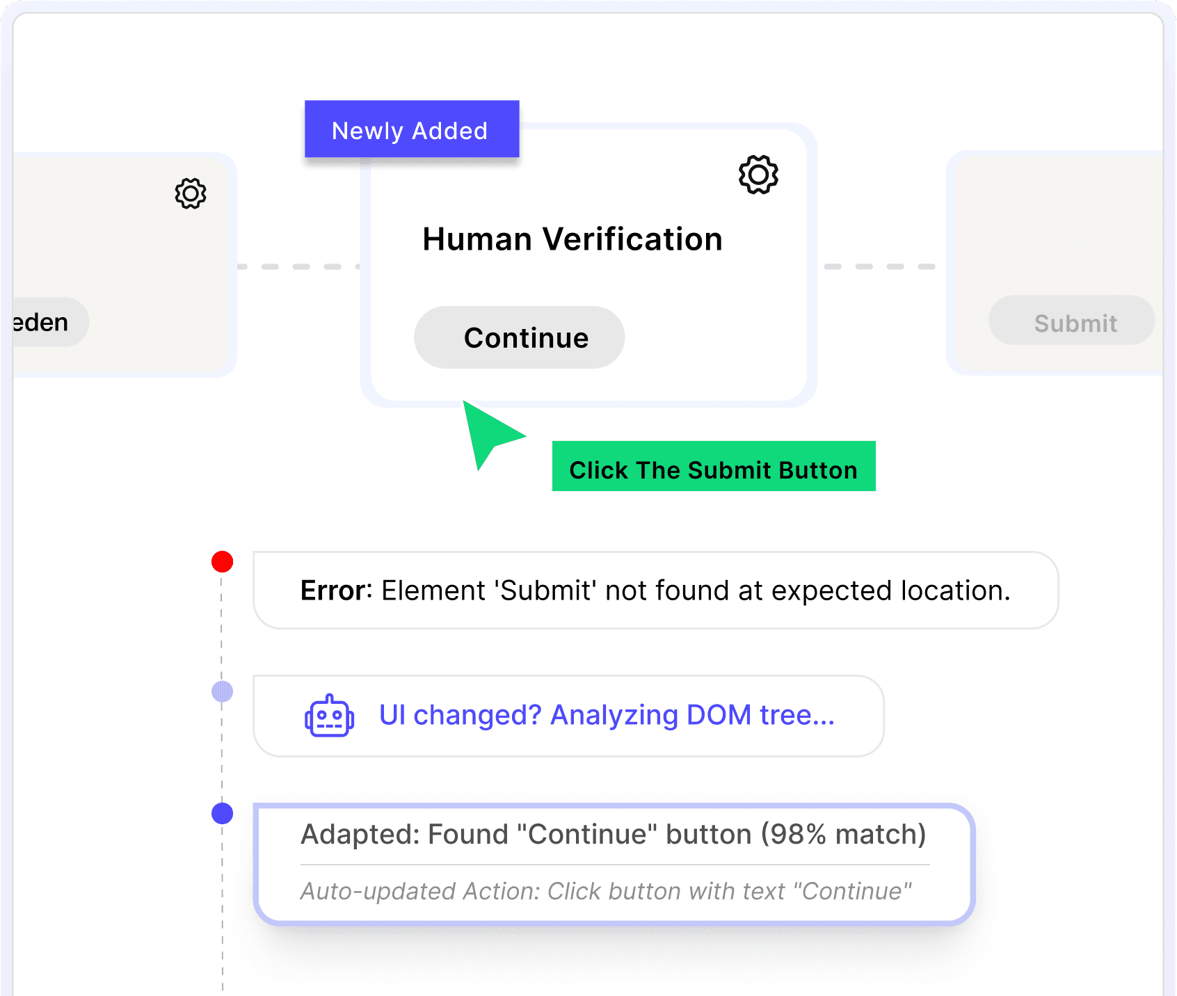 Self-healing test automation dashboard in Shiplight