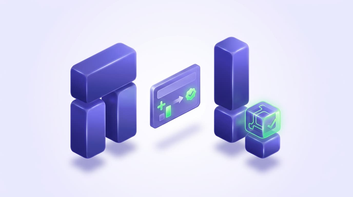 Illustrated Shiplight blog cover: two glossy stacked cost bars side by side, one plain compute minutes and one compute plus a smaller glowing token block, with a calculator card between them showing the per-run difference.