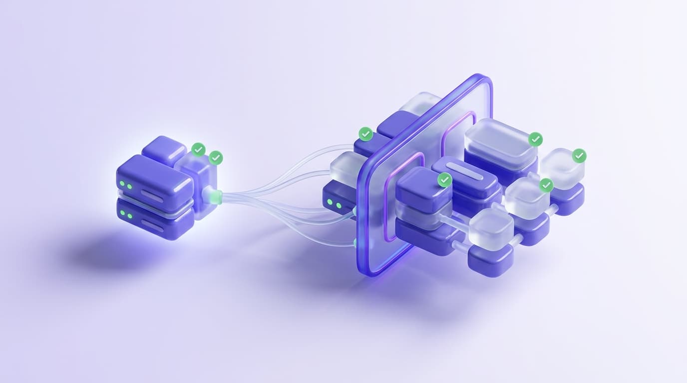 Illustrated Shiplight blog cover: a test runner executing inside the browser alongside the application, with a boundary marking what it cannot reach.